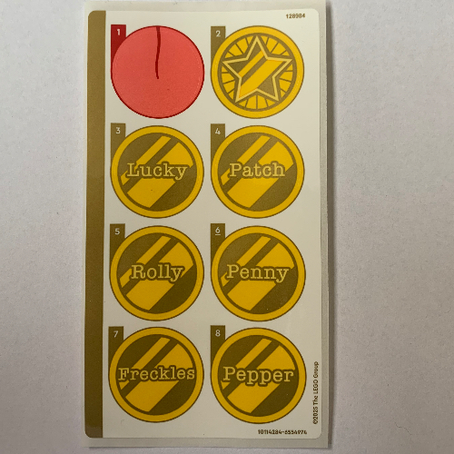 Sticker Sheet for Set 43269-1 ([No Color/Any Color])
