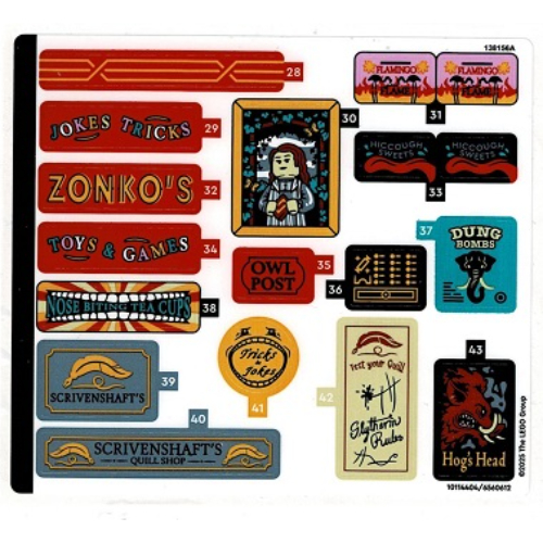 Sticker Sheet 3 for Set 76457-1 ([No Color/Any Color])