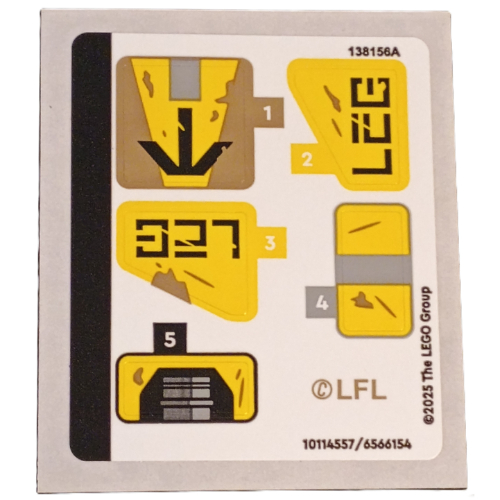 Sticker Sheet for Set 75431-1 ([No Color/Any Color])