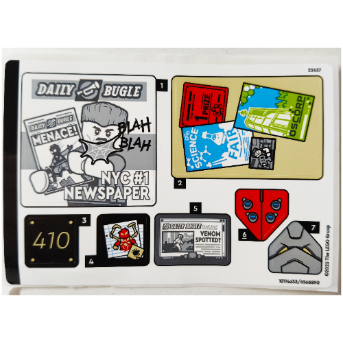 Sticker Sheet for Set 76317-1 ([No Color/Any Color])