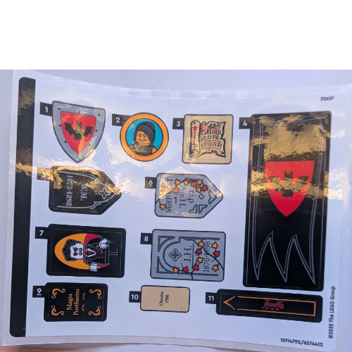Sticker Sheet for Set 910049-1 ([No Color/Any Color])