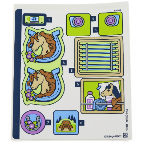 Sticker Sheet for Set 42695-1 ([No Color/Any Color])