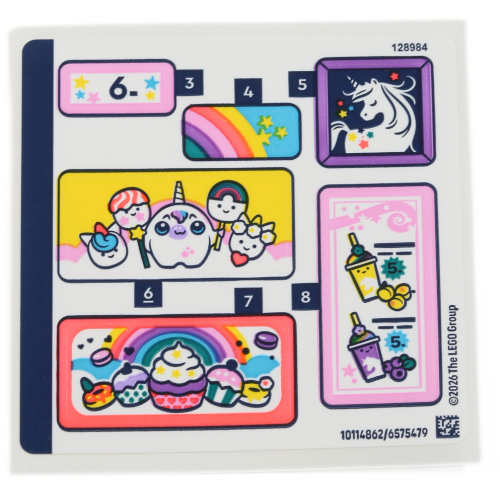 Sticker Sheet 2 for Set 42684-1 ([No Color/Any Color])