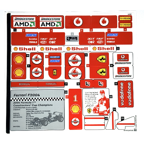 Sticker Sheet for Set 11375-1 ([No Color/Any Color])