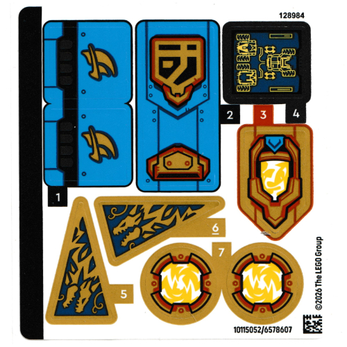 Sticker Sheet for Set 71856-1 ([No Color/Any Color])