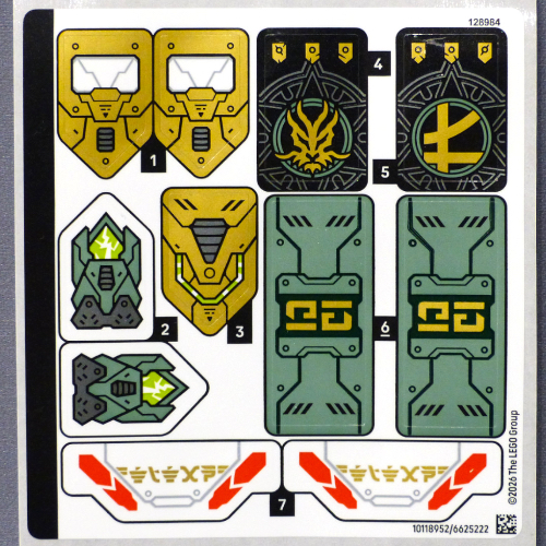 Sticker Sheet for Set 71860-1 ([No Color/Any Color])