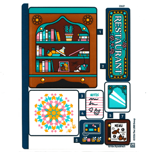Sticker Sheet for Set 42691-1 ([No Color/Any Color])