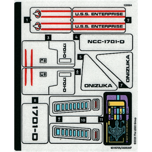 Sticker Sheet for Set 40768-1 ([No Color/Any Color])
