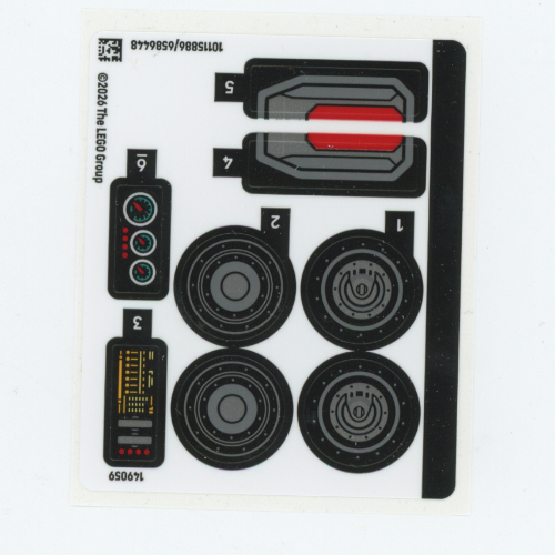Sticker Sheet for Set 76332-1 ([No Color/Any Color])