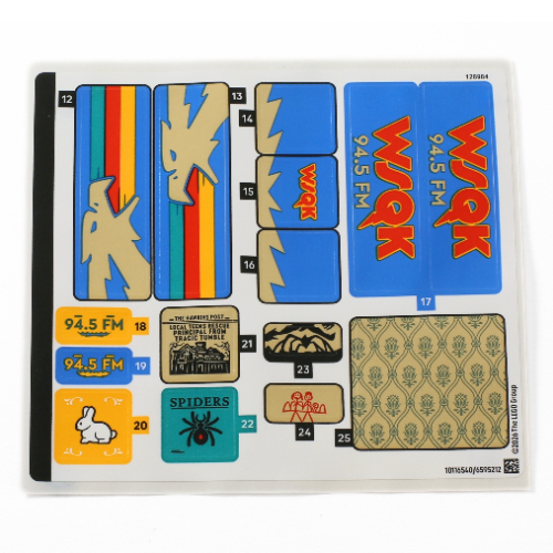 Sticker Sheet 2 for Set 11370-1 ([No Color/Any Color])