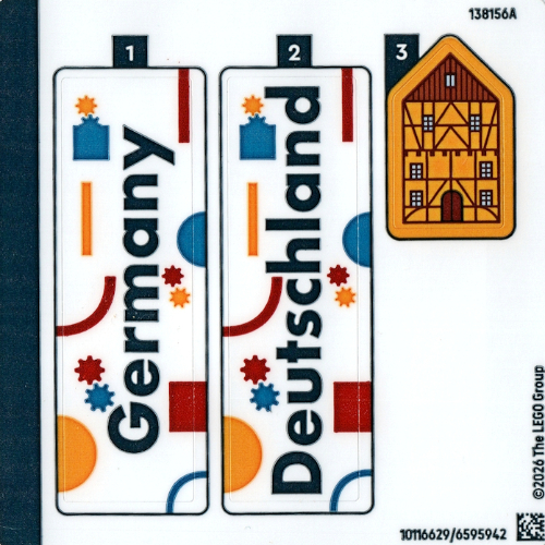 Sticker Sheet for Set 40954-1 ([No Color/Any Color])
