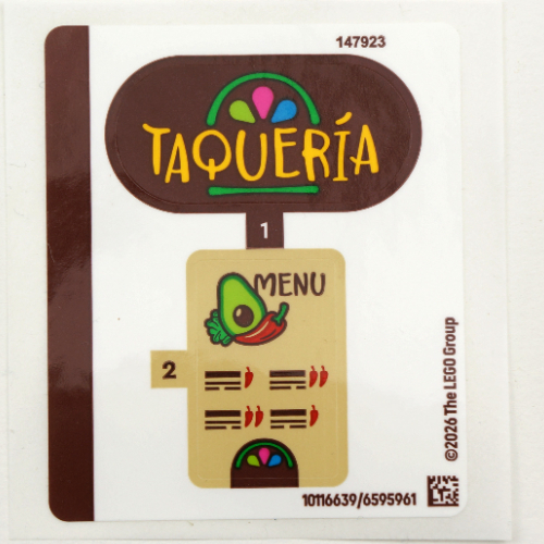 Sticker Sheet for Set 40907-1 ([No Color/Any Color])