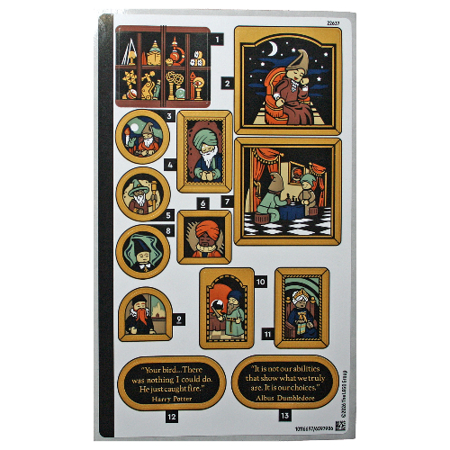 Sticker Sheet 2 for Set 76478-1 ([No Color/Any Color])