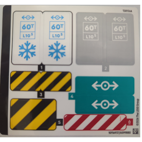 Sticker Sheet for Set 60509-1 ([No Color/Any Color])