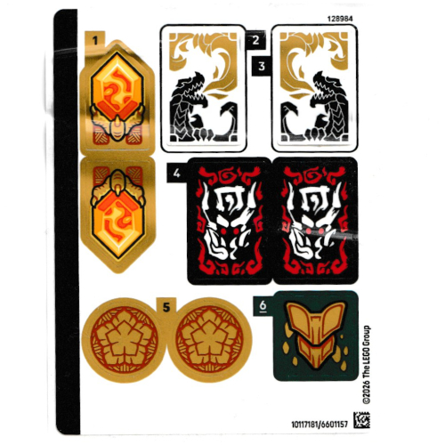 Sticker Sheet for Set 71871-1 ([No Color/Any Color])