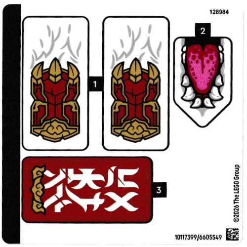 Sticker Sheet for Set 71863-1 ([No Color/Any Color])