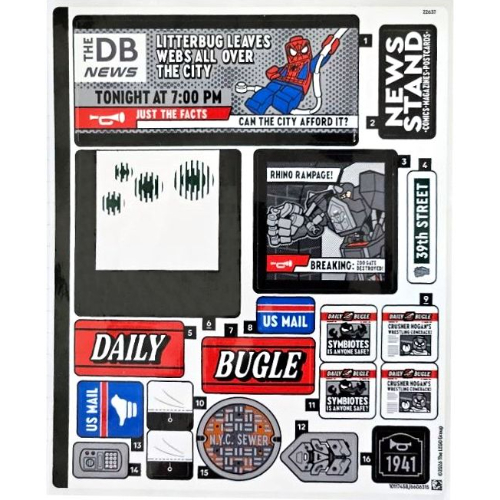 Sticker Sheet 1 for Set 76342-1 ([No Color/Any Color])