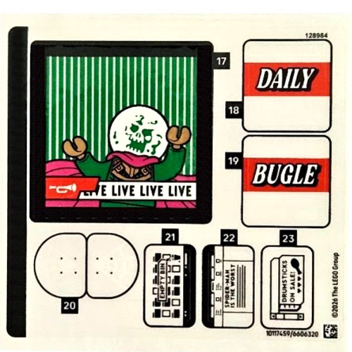Sticker Sheet 2 for Set 76342-1 ([No Color/Any Color])