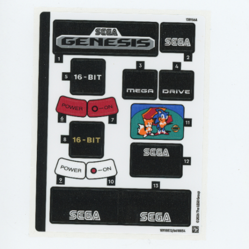 Sticker Sheet for Set 40926-1 ([No Color/Any Color])