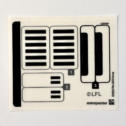 Sticker Sheet for Set 75458-1 ([No Color/Any Color])
