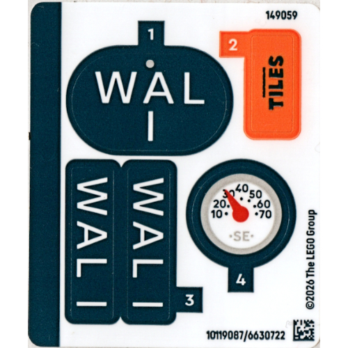 Sticker Sheet for Set 21371-1 ([No Color/Any Color])