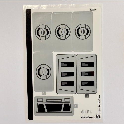 Sticker Sheet for Set 75454-1 ([No Color/Any Color])