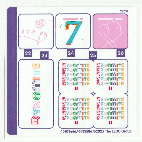 Sticker Sheet 4 for Set 21339-1 ([No Color/Any Color])
