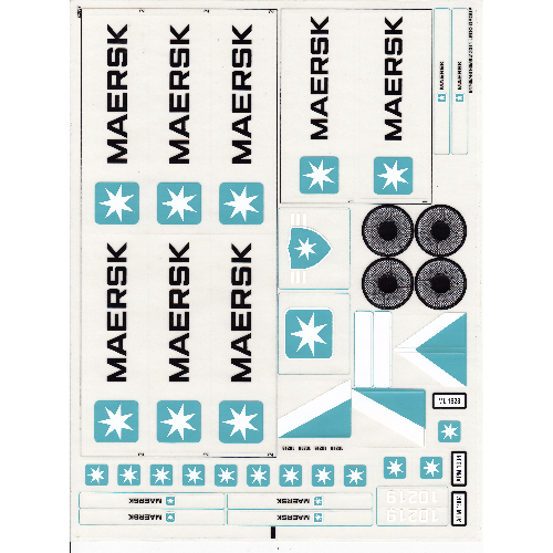 Sticker Sheet for Set 10219-1 ([No Color/Any Color])