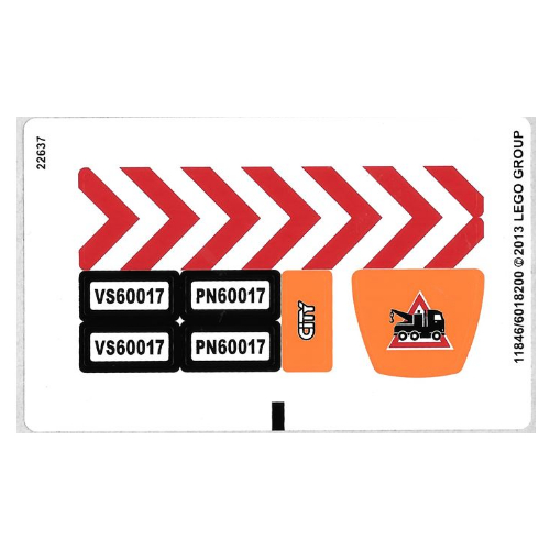 Sticker Sheet for Set 60017-1 ([No Color/Any Color])
