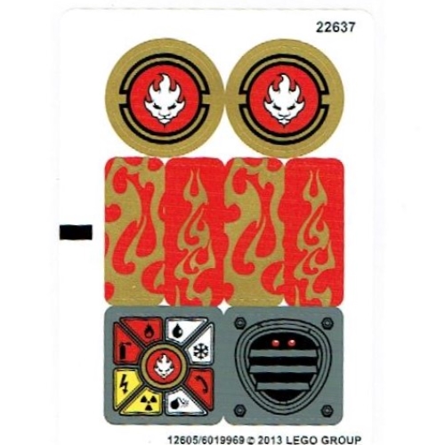 Sticker Sheet for Set 70500-1 ([No Color/Any Color])