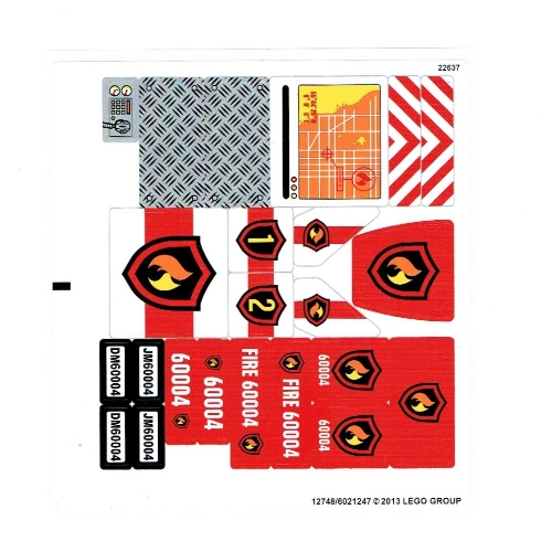 Sticker Sheet for Set 60004-1 ([No Color/Any Color])