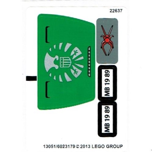 Sticker Sheet for Set 76004-1 ([No Color/Any Color])