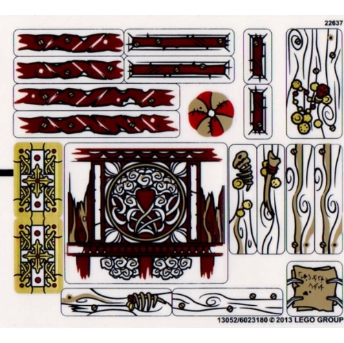 Sticker Sheet for Set 79010-1 ([No Color/Any Color])