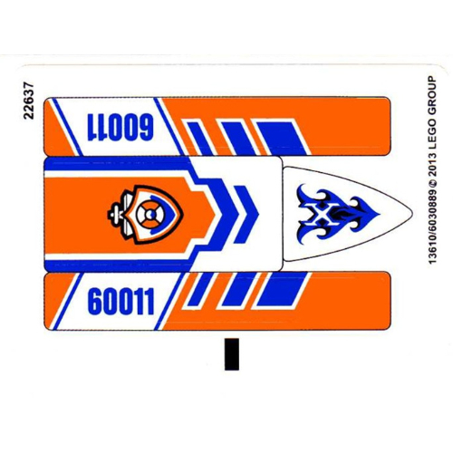 Sticker Sheet for Set 60011-1 ([No Color/Any Color])