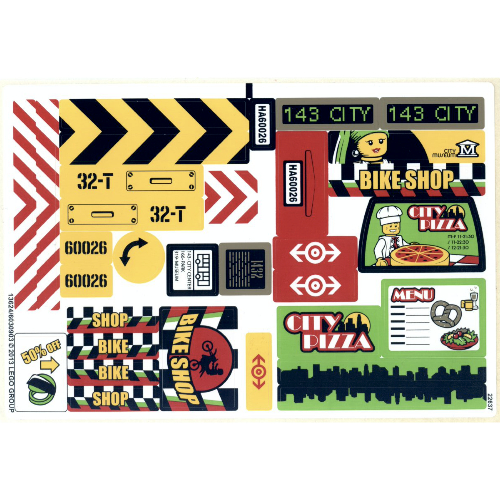 Sticker Sheet for Set 60026-1 ([No Color/Any Color])