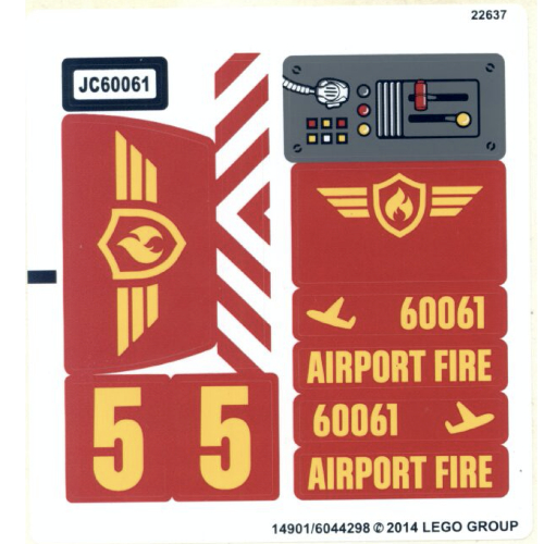 Sticker Sheet for Set 60061-1 ([No Color/Any Color])