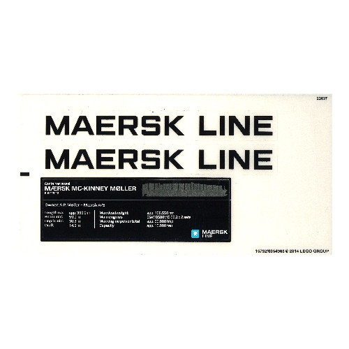 Sticker Sheet 1 for Set 10241-1 ([No Color/Any Color])