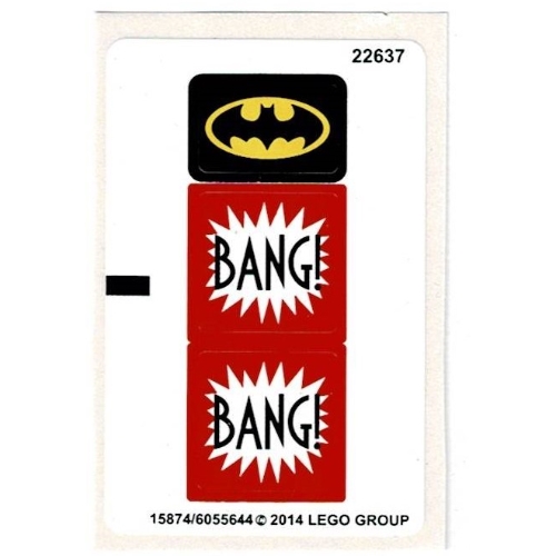 Sticker Sheet for Set 76013-1 ([No Color/Any Color])