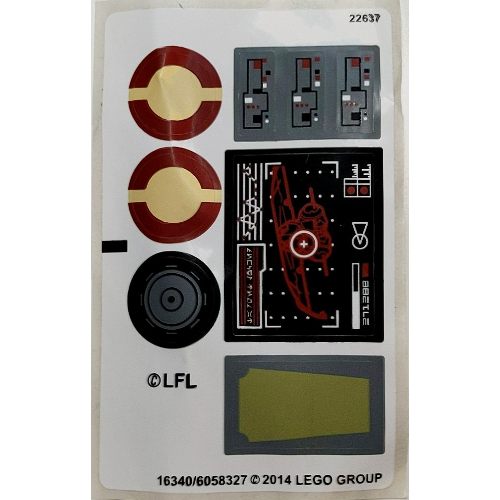Sticker Sheet for Set 75043-1 ([No Color/Any Color])