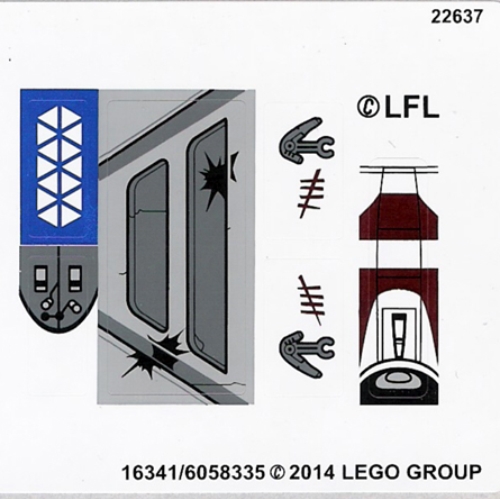 Sticker Sheet for Set 75037-1 ([No Color/Any Color])
