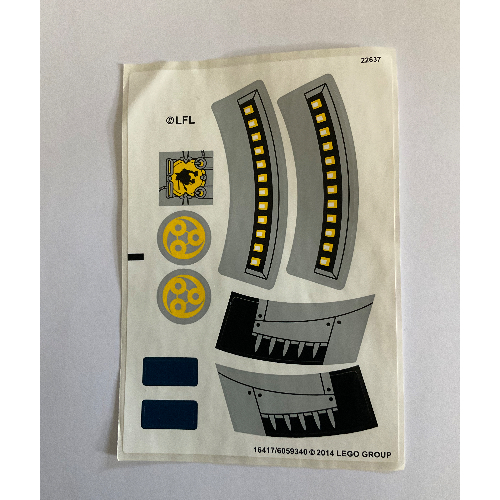 Sticker Sheet for Set 75042-1 ([No Color/Any Color])