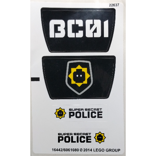 Sticker Sheet for Sets 70819-1, 70802-1 ([No Color/Any Color])