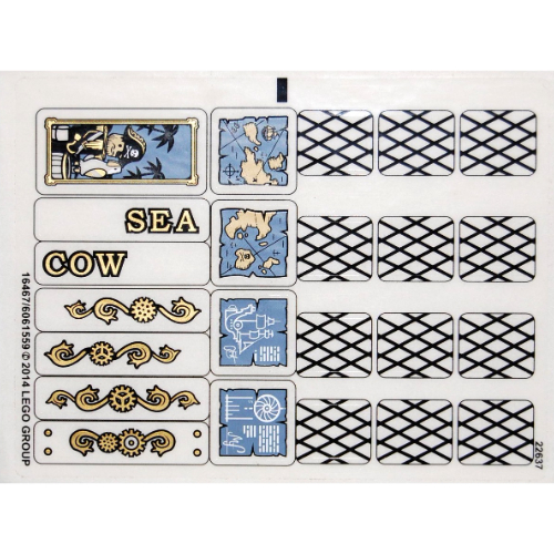 Sticker Sheet for Set 70810-1 ([No Color/Any Color])