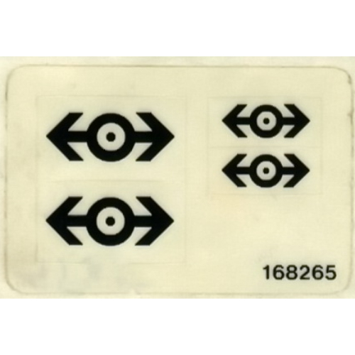 Sticker Sheet for Sets 4525-1, 4544-1 ([No Color/Any Color])