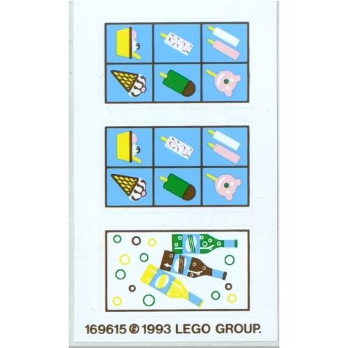 Sticker Sheet for Set 6414-1 ([No Color/Any Color])