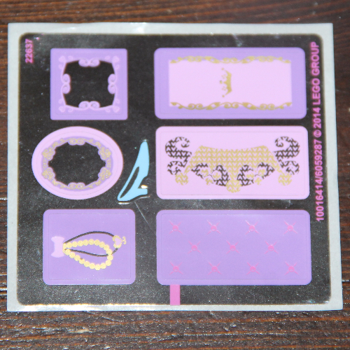 Sticker Sheet 1 for Set 41055-1 ([No Color/Any Color])