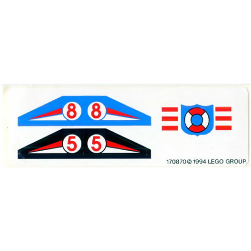 Sticker Sheet for Set 6334-1 ([No Color/Any Color])