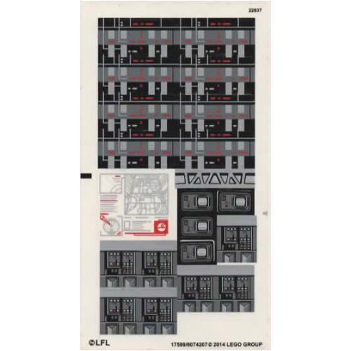 Sticker Sheet for Set 75055-1 ([No Color/Any Color])