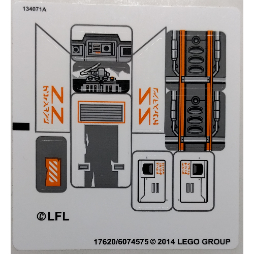 Sticker Sheet for Set 75049-1 ([No Color/Any Color])
