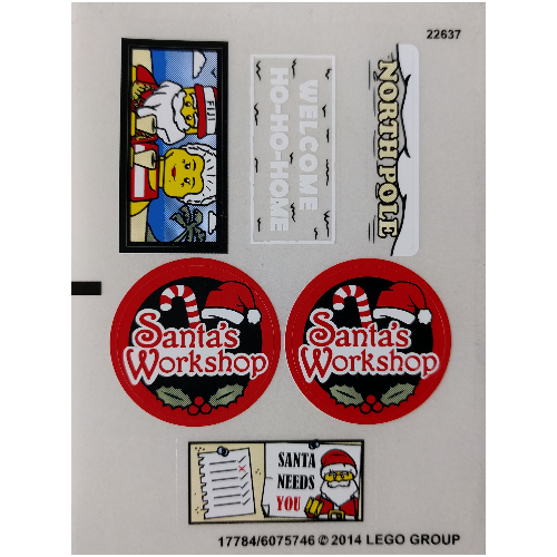 Sticker Sheet for Set 10245-1 ([No Color/Any Color])